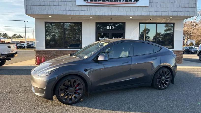 TESLA MODEL Y 2021 5YJYGDEF1MF244587 image